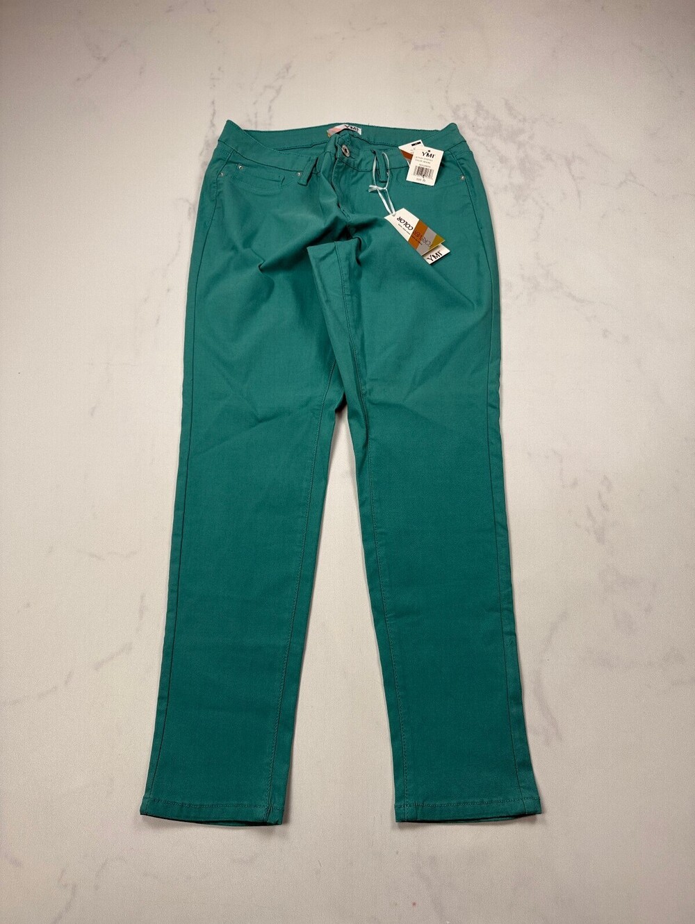 YMI Pants Turquoise Contemporary 90S Jeans - Womens 2X